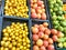 Photo of fruit in a box in a store