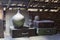 Photo of glass, wooden and metallic objects in the attic