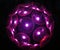 Photo of a glowing dandelion ball