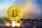 Photo Golden Bitcoins , BTC coins