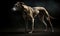 Photo of Greyhound the epitome of grace and speed captured in a classic greyhound racing setting emphasizing the sleek lines and