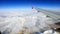 Photo of the Himalayan peak on the plane
