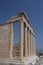 Photo of iconic Erechtheion with famous Caryatids, Acropolis hill, Athens historic center, Attica, Greece