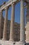 Photo of iconic Erechtheion with famous Caryatids, Acropolis hill, Athens historic center, Attica, Greece