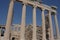 Photo of iconic Erechtheion with famous Caryatids, Acropolis hill, Athens historic center, Attica, Greece