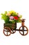 Photo of isolated bicycle flower vase