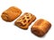 Photo of isolated puff pastries