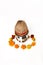 Photo of kalash and coconut with floral decoration for navratri pooja