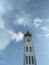 Photo Landmark. Jam Gadang  clock tower of Bukittinggi.