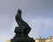 Photo of a landmark, a statue of Dostoevsky in Moscow