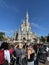 Photo Magic Kingdom Disney World Orlando Florida castle circa December 2019