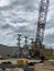 Photo of a Mobile Crane With Outriggers in Construction Site in Invercargill New Zealand