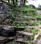 Photo of old steps on a hillside.