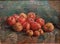 Photo of the original painting: `Apples` by Vincent Van Gogh. Frameless