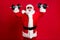 Photo of pensioner old mad man white beard lift dumbbells open mouth screaming heavy weight ignoring muscle pain wear