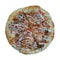 photo pizza bread food isolated, view from above, flat, close up, nobody.