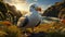 Photo Realistic Albatross: A Stunning Rendered Image Of Nature\\\'s Beauty