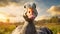 Photo Realistic Goose: A Stunning Display Of Beauty