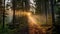 Photo-realistic Landscapes Capturing The Enchanting Sunrise In Sweden\\\'s Forest