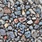 Photo realistic seemless texture pattern of gravel and pebble grounds