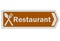 Photo realistic sign - \'restaurant\'