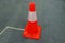 Photo of a red traffic cone