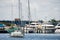 Photo of a sailboat in Fort Lauderdale Florida telephoto
