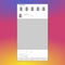 Photo sharing social media mockup template