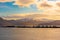 Photo of Ship Silhouettes in Dutch Harbor