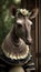 Photo Shoot of a Beautiful, Cute and Adorable Humanoid Okapi in Stunning Wedding Dress (Generative AI)