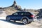 Photo shoot of the new model Audi A4 allroad car with fairy chimneys in Cappadocia, Turkey