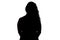 Photo of silhouette curvy woman