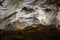 Photo of small stalagmites in the cave