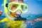 Photo of snorkeling boy