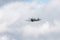 Photo of a spitfire fighter plane starting it`s flypast