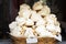 Photo of stack of meringue cookies