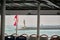 Photo taken from public transportation ferry in istanbul of Lighthouse in bosporus