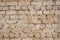 Photo of the texture of a brick wall. Brick wall-background. Photo background made of brick. An old brick wall.