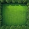 Photo Top view of lush green lawn for sports fields or gardens