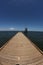 Photo of water and pier.