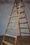 Photo of wooden ladder in new office