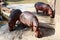 Photo of Young Relaxing Hippos