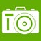 Photocamera icon green