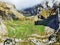 Photogenic pastures and hills of the Alpstein mountain range