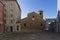 Photograph of the back facade of the Basilica of San Silvestro Basilica di San Silvestro, Trieste, Italy