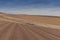 Photograph of dunes with vegetation of the Namibe Desert. Africa. Angola