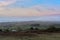 A photograph of a hazy morning over Sandown as viewed from Brading Downs