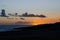 Photograph of a landscape dusk in Menorca. Sunset.