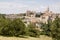 Photograph of monumental Segovia. Cathedral, aqueduct and historical center.