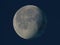 Photograph of Moon in the waning gibbous lunar phase